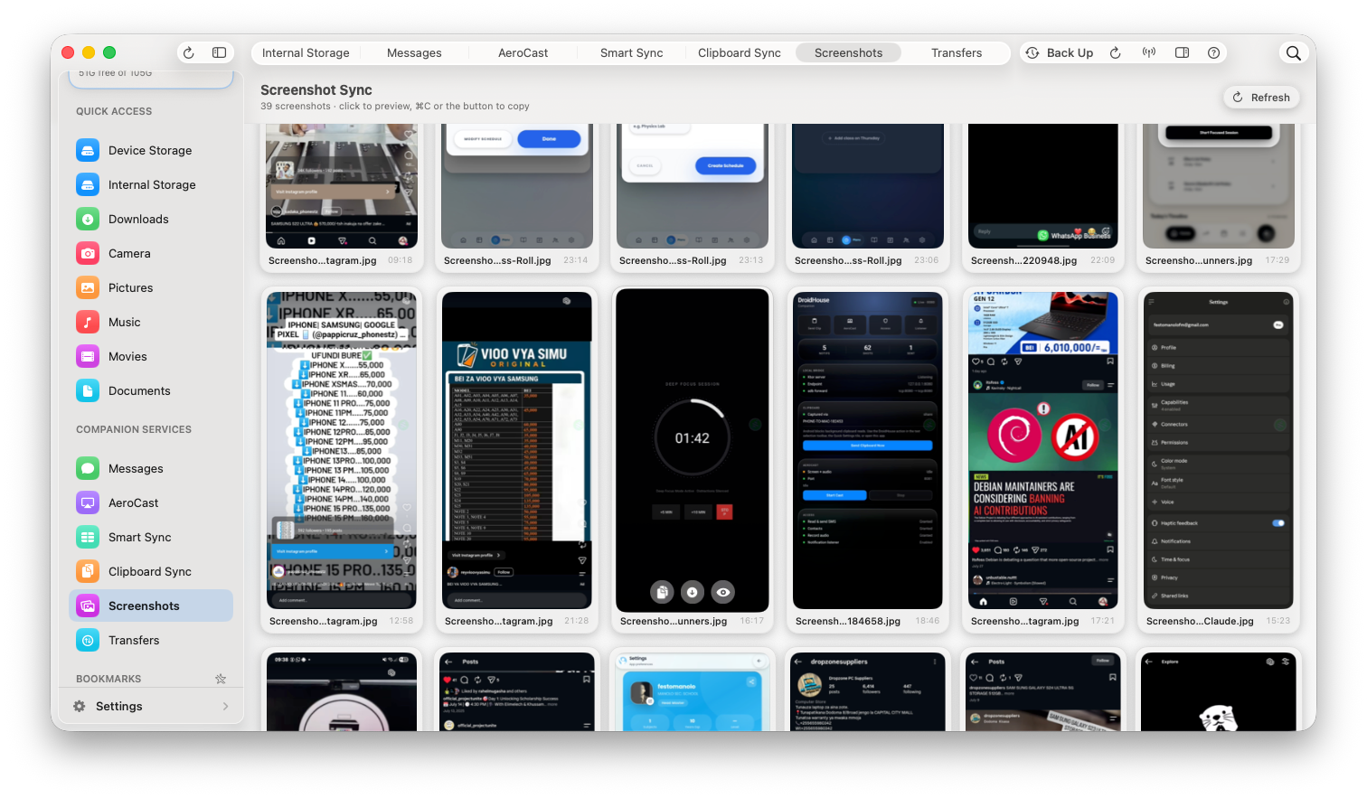 Instant Clipboard & Screenshot Syncing